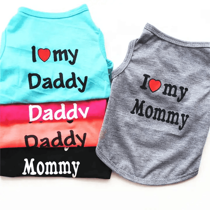 I Love My Mommy Dog Tee - Simply Petastic