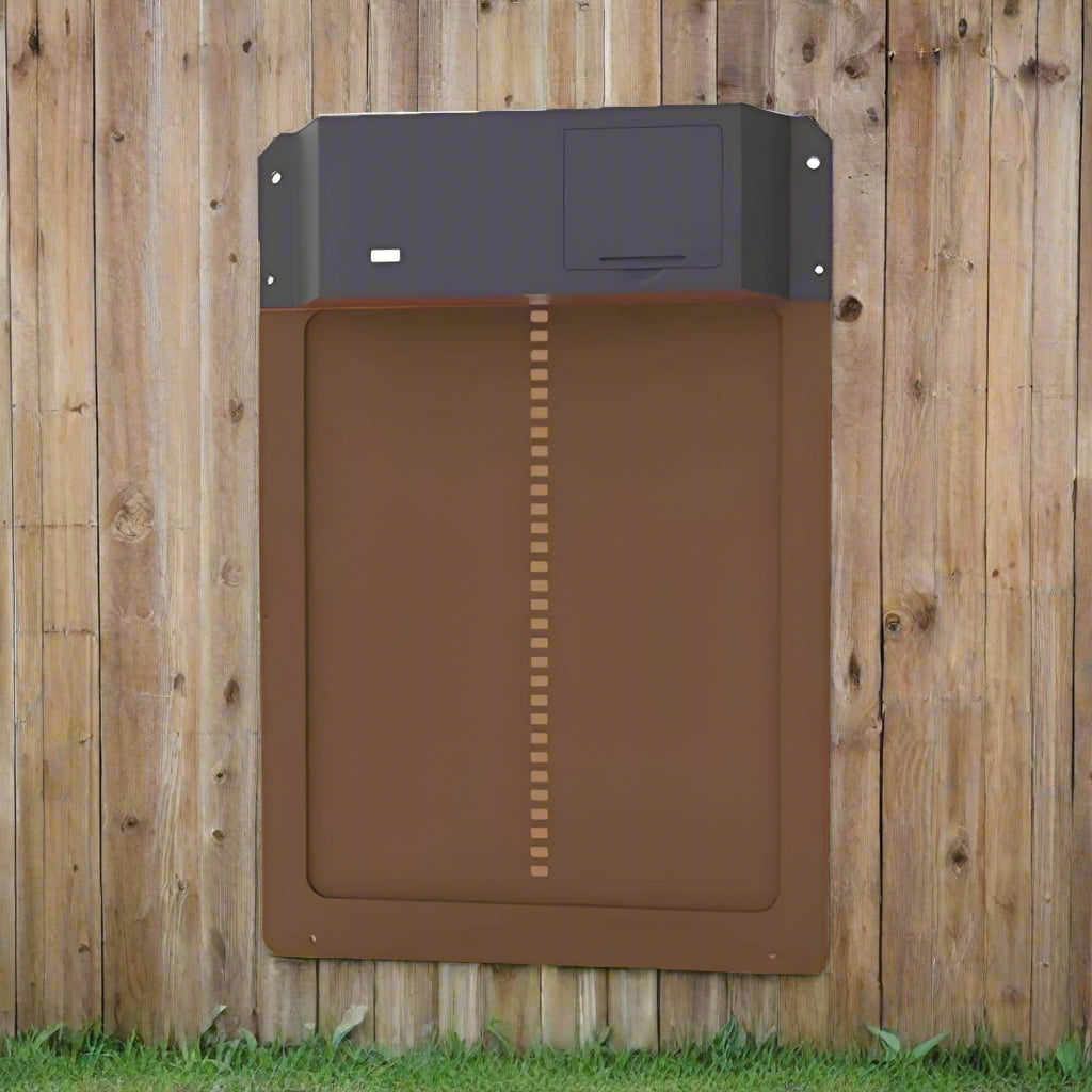 Automatic Chicken Coop Door Opener Battery Powered Light Sense Control Waterproof Pet Flap Upgrade ABS House Gate