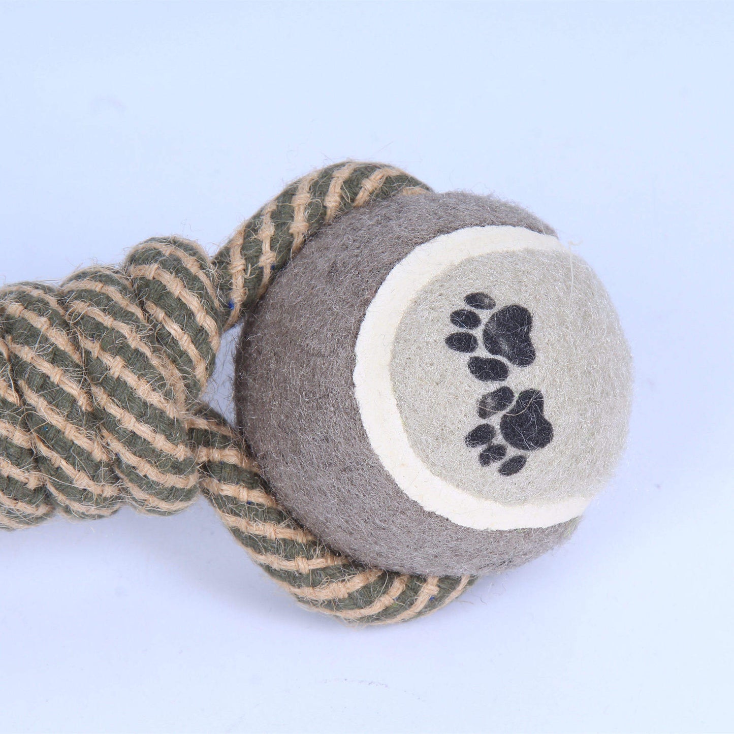 Dog Cotton Rope Toy, Dumbbell Ball Dog Toy, Chew Tennis Dog Toys